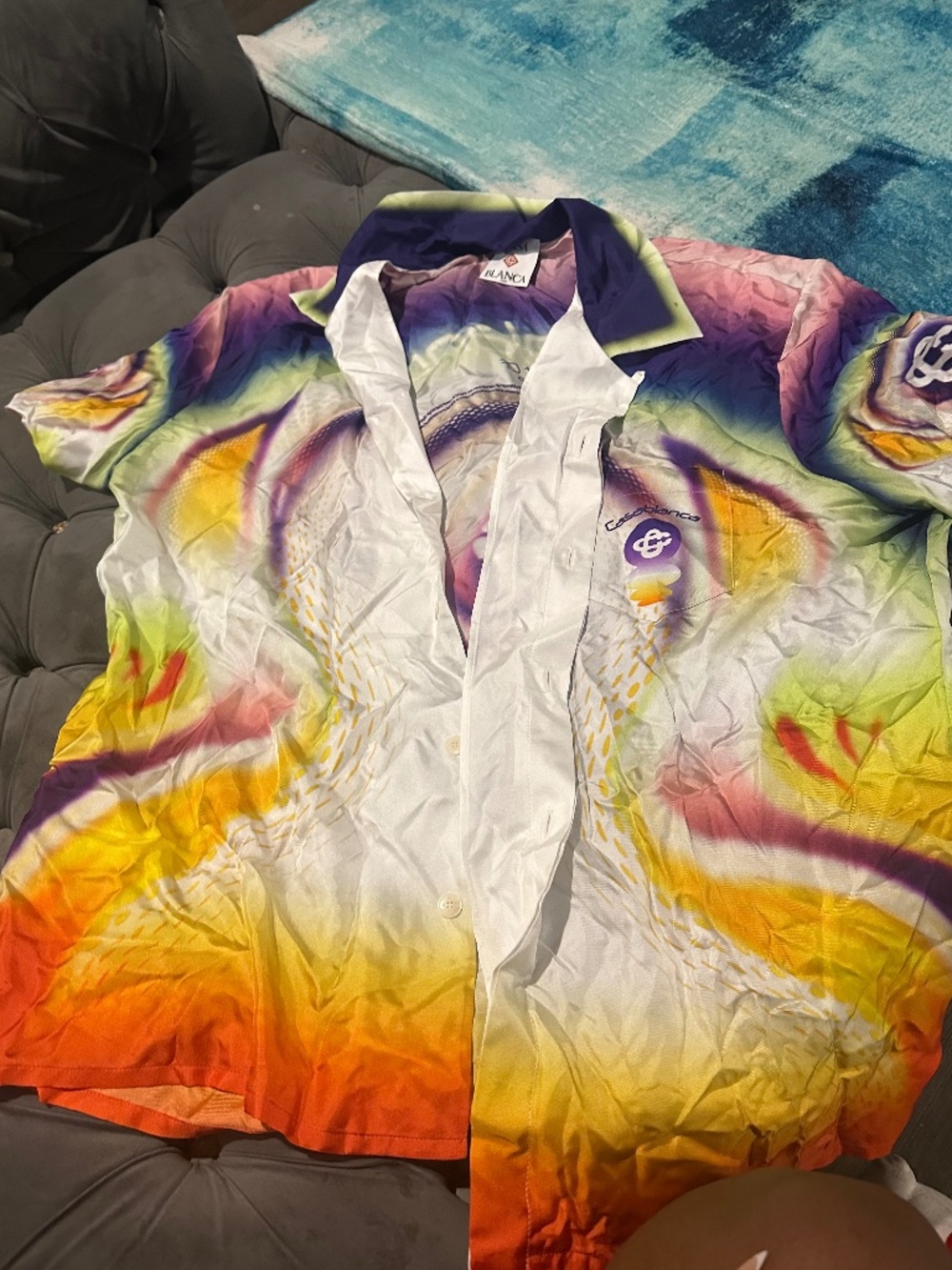 Casablanca button down shirt.